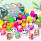 🔥24 szt. jaj wielkanocnych z wypełnieniem, wolno rosnące Squishy Toys