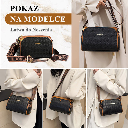 👜 Modna damska torebka na ramię w romby