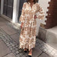 🌸 Sukienka oversize z nadrukiem boho