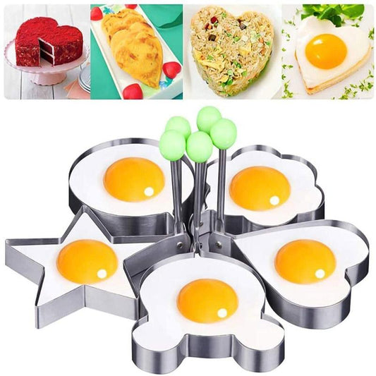 Pomocnik kuchenny 🎁 Foremki do omletów ze stali nierdzewnej