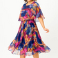 👗Elegancka sukienka damska w kwiaty z półrękawem – styl i komfort w jednym!
