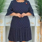 👗 Sukienka z falbanką w kropki