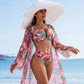 Damski 3-częściowy zestaw bikini (z tuniką)