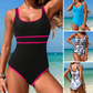 🏖️Damski jednoczęściowy strój kąpielowy Slim Fashion🩱