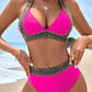 👙Seksowny kostium kąpielowy Holiday Wave Pattern V-Neck🏖️