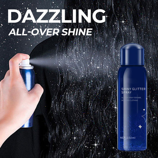 ✨Długotrwały spray z brokatem do ciała i włosów – idealny na imprezy, festiwale i specjalne okazje! Zabłyśnij na ramionach, dekolcie czy nogach!