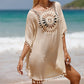 【Odpowiedni S-5XL】🏖️Női luźny jednolity kolor jednolity kolor wydrążony Cover Up