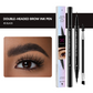 【🔥Kup 1 i otrzymaj 1 gratis】☔Kredka do brwi i szczoteczka z dwoma końcówkami
