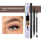 【🔥Kup 1 i otrzymaj 1 gratis】☔Kredka do brwi i szczoteczka z dwoma końcówkami