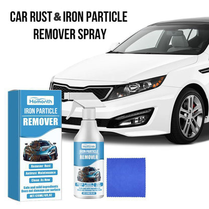 Spray do usuwania rdzy i cząstek żelaza z samochodów