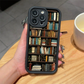 Miękka obudowa TPU do iPhone’a z motywem bibliotecznym