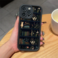Miękka obudowa TPU do iPhone’a z motywem bibliotecznym