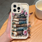 Miękka obudowa TPU do iPhone’a z motywem bibliotecznym