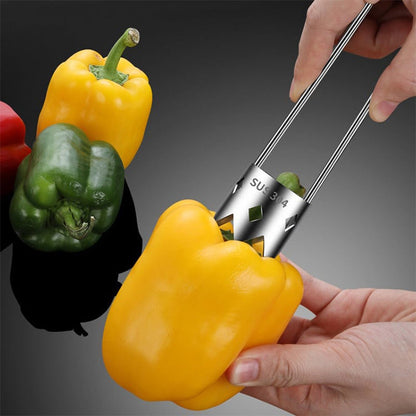 【Zamów dziś, a otrzymasz wielofunkcyjną obieraczkę gratis!】🍎🥬Narzędzie do wydrążania owoców ze stali nierdzewnej