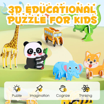Puzzle edukacyjne 3D dla dzieci