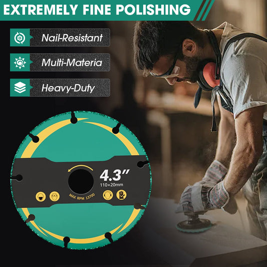 Przemysłowa tarcza do drewna do szlifierek kątowych – ultracienka, odporna na gwoździe, wielofunkcyjna