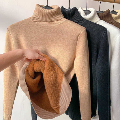 👗 🥰 Warmes Fleece-Strickunterhemd