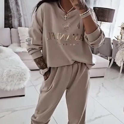 ❤️‍🔥Langärmliges Oberteil und Hose für Damen
