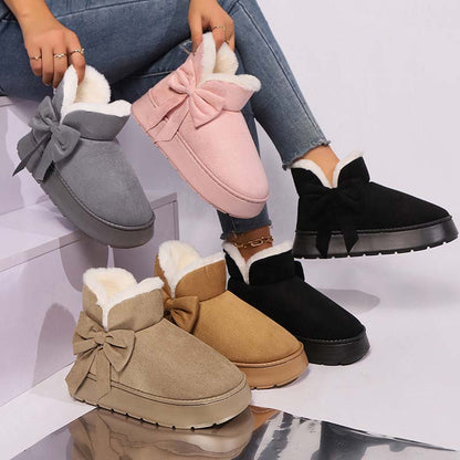 Stylowe ciepłe buty śnieżne