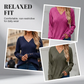 Women’s Casual V-Neck Long Sleeve Top