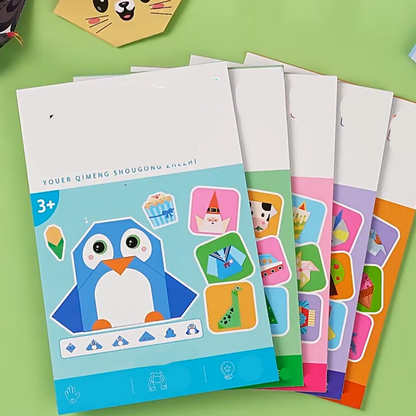 📚 Kreatywna książka 3D z origami dla dzieci – aż 30 wyjątkowych projektów składania! 👶 Rozwija wyobraźnię, zręczność i cierpliwość dziecka