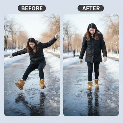 ❄️ Zimowa promocja! Kup 1, a 2 otrzymasz gratis! 🔥Uniwersalne 5-zębowe raki do butów i botków