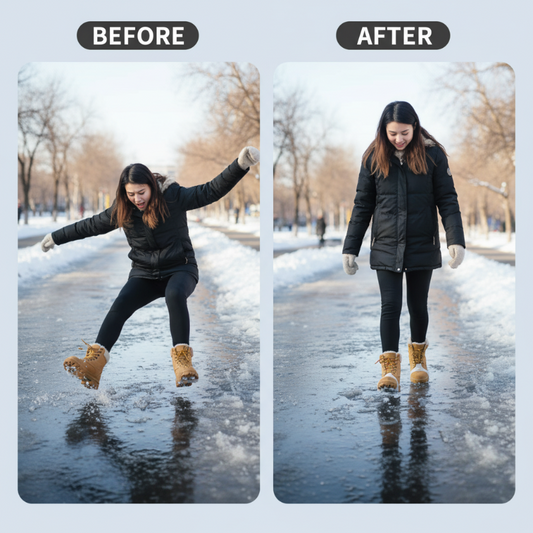 ❄️ Zimowa promocja! Kup 1, a 2 otrzymasz gratis! 🔥Uniwersalne 5-zębowe raki do butów i botków