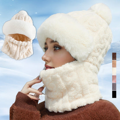 Czapka Zimowa 4w1 – Czapka + Szalik + Maska + Ochrona Uszu