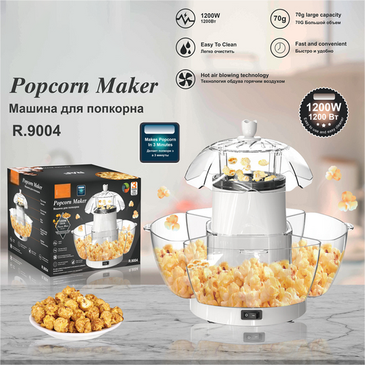 Automatyczna maszyna do popcornu na gorące powietrze 1200W