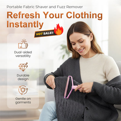 Dzisiejsza błyskawiczna wyprzedaż⚡Kup 1 i otrzymaj 1 gratis🎁Przenośny golarka do ubrań i usuwacz kłaczków