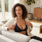 💞 Nowość – 50% ZNIŻKI! 💥 Damski, bezfiszbinowy, żelowy trójkątny biustonosz typu bralette 👙✨🌸