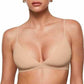 💞 Nowość – 50% ZNIŻKI! 💥 Damski, bezfiszbinowy, żelowy trójkątny biustonosz typu bralette 👙✨🌸