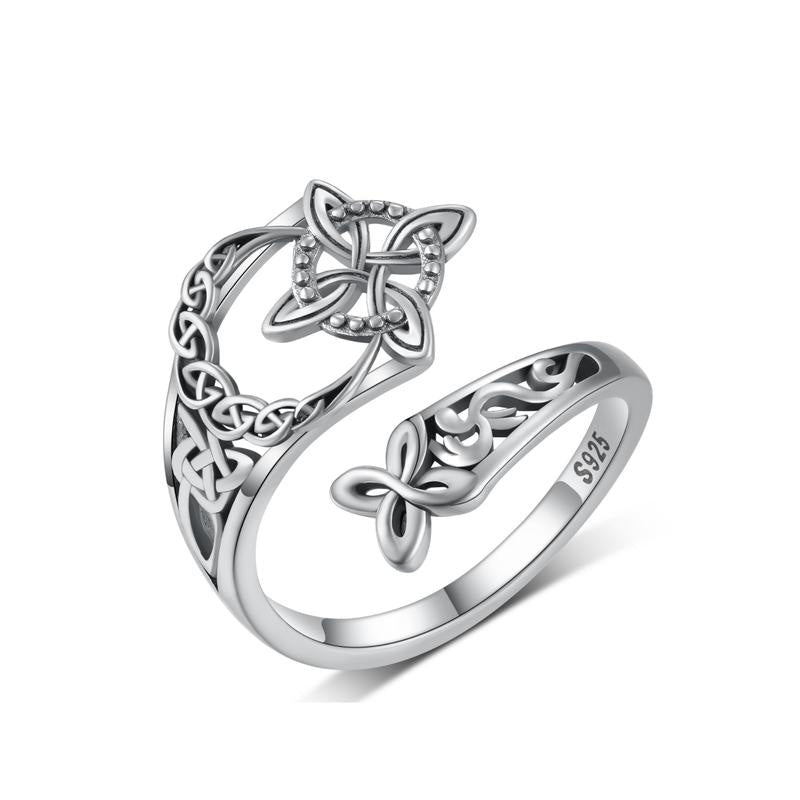 ⏳Limited-time 50% off⏰Celtic Knot Open Ring💍