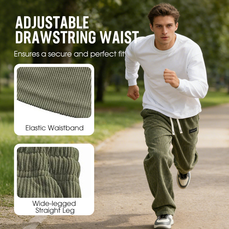 ✨Herrenhose mit lockerer Passform, Kordelzug und Taschen