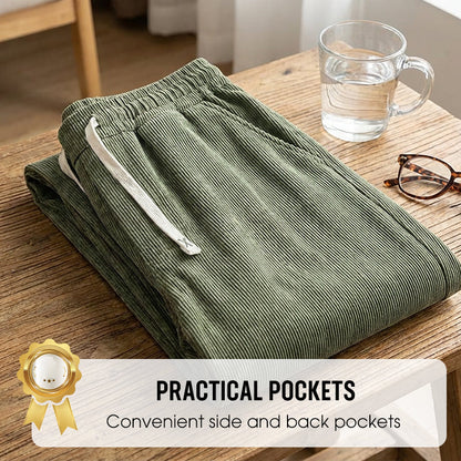 ✨Herrenhose mit lockerer Passform, Kordelzug und Taschen