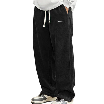 ✨Herrenhose mit lockerer Passform, Kordelzug und Taschen