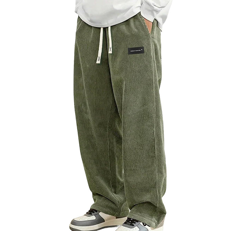 ✨Herrenhose mit lockerer Passform, Kordelzug und Taschen