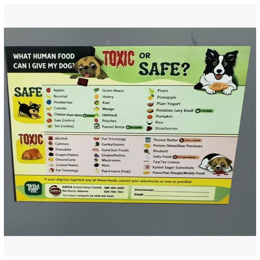 Quick-Check Pet Food Guide Magnet