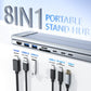 💻Podstawka pod laptopa z stacją dokującą USB-C i złączem HDMI 4K