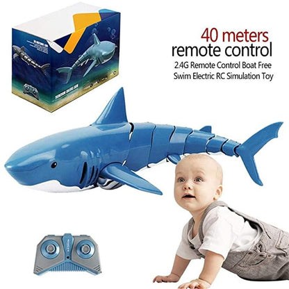 🔥RC SHARK 2.4G REMOTE CONTROLFLEXIBLE SHARK TOY
