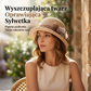 🌸Letni kapelusz damski z plecionymi kwiatami, składany👒