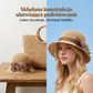 🌸Letni kapelusz damski z plecionymi kwiatami, składany👒