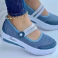 👟 Damskie oddychające buty typu slip-on na platformie – lekkie, wygodne i naturalnie powiększające wzrost – idealne na długie dni