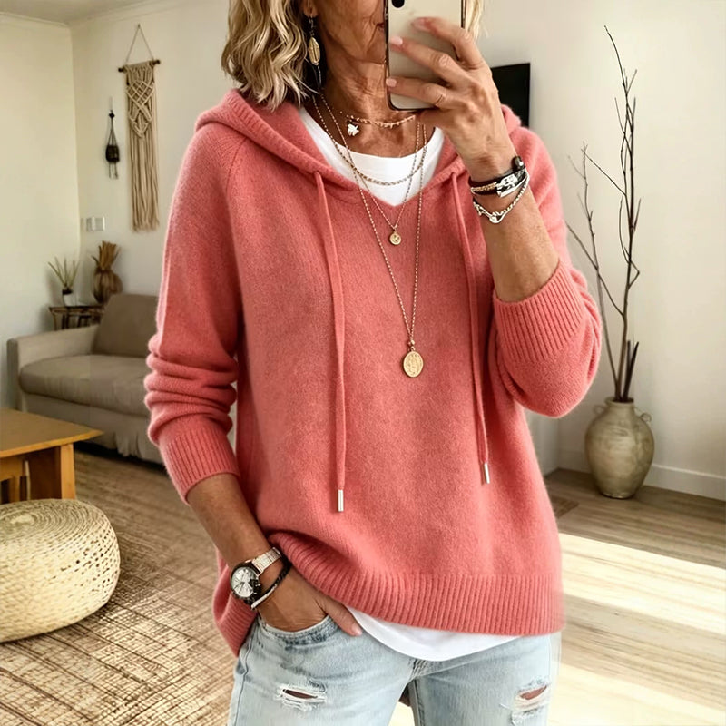 📢🎉50%Rabatt!!!🛍️✨Legerer Damen-Kapuzenpullover mit Kordelzug