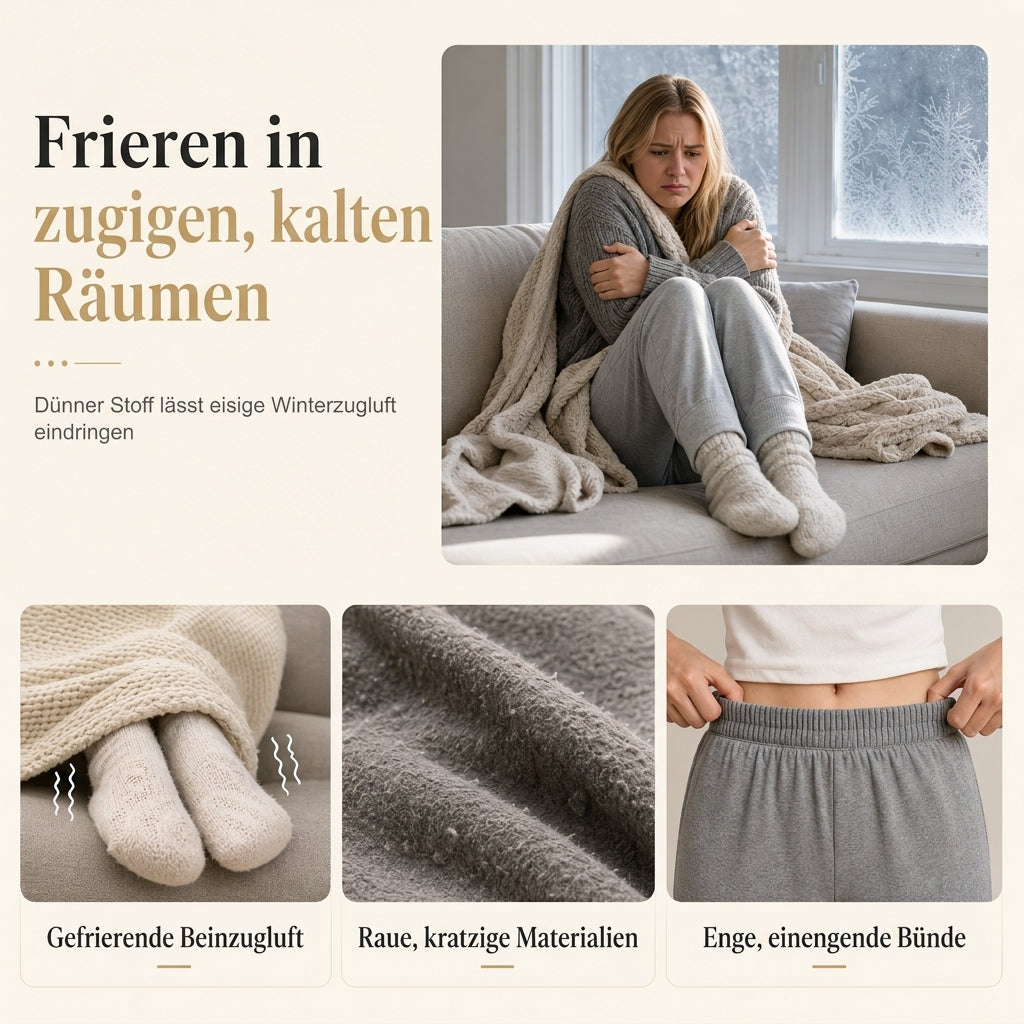 🌙 Warm & kuschelig – Lounge-Hosen für Damen – Weicher Stoff, bequemer Schnitt & vielseitig kombinierbar