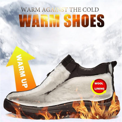 Wasserdichte, rutschfeste Winterstiefel für Herren [Schmerzlinderung⚡]