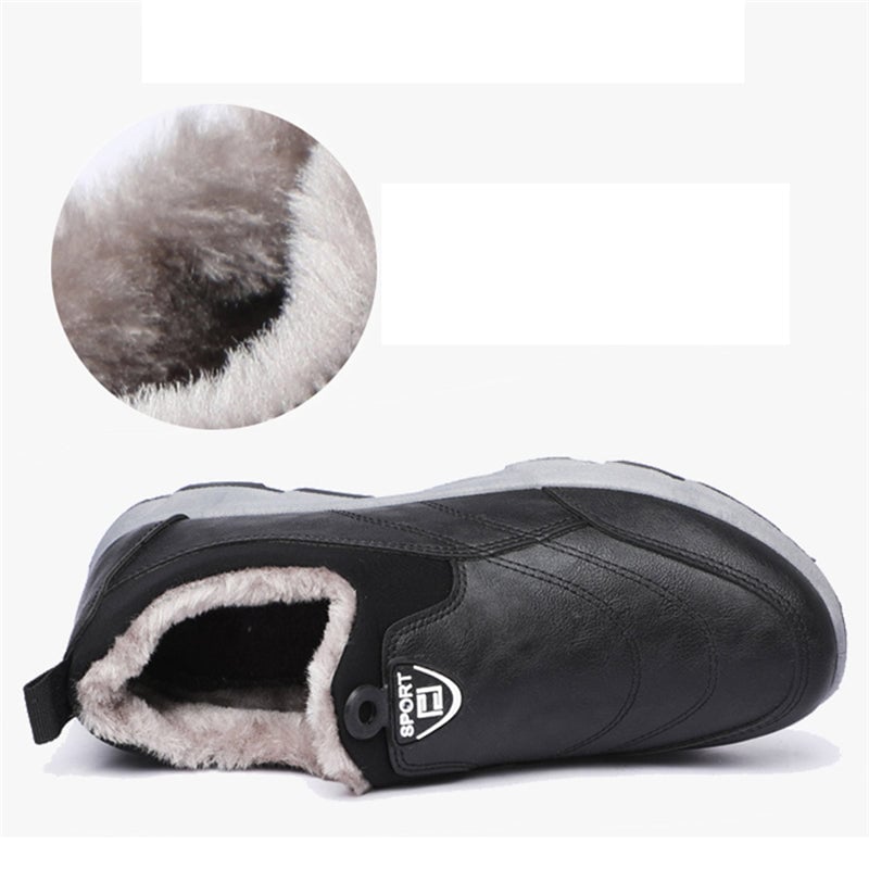 Wasserdichte, rutschfeste Winterstiefel für Herren [Schmerzlinderung⚡]