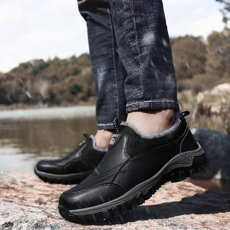 Wasserdichte, rutschfeste Winterstiefel für Herren [Schmerzlinderung⚡]