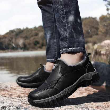 Wasserdichte, rutschfeste Winterstiefel für Herren [Schmerzlinderung⚡]