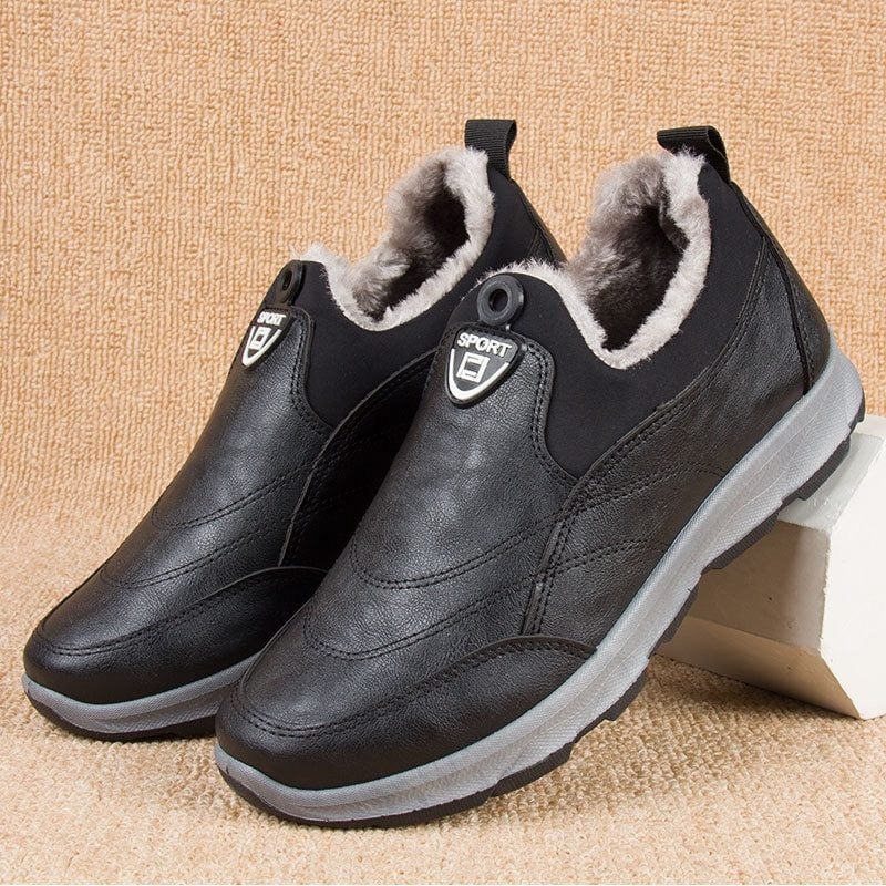 Wasserdichte, rutschfeste Winterstiefel für Herren [Schmerzlinderung⚡]